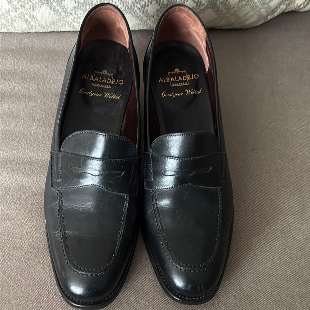 Carmina Albaladejo Heeled Leather Loafers in 7.5